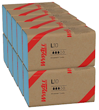 WIPES, WYPALL L10, GENERALCLEAN, BLUE, 224 SHEETS/BOX, 10/CT MAIN